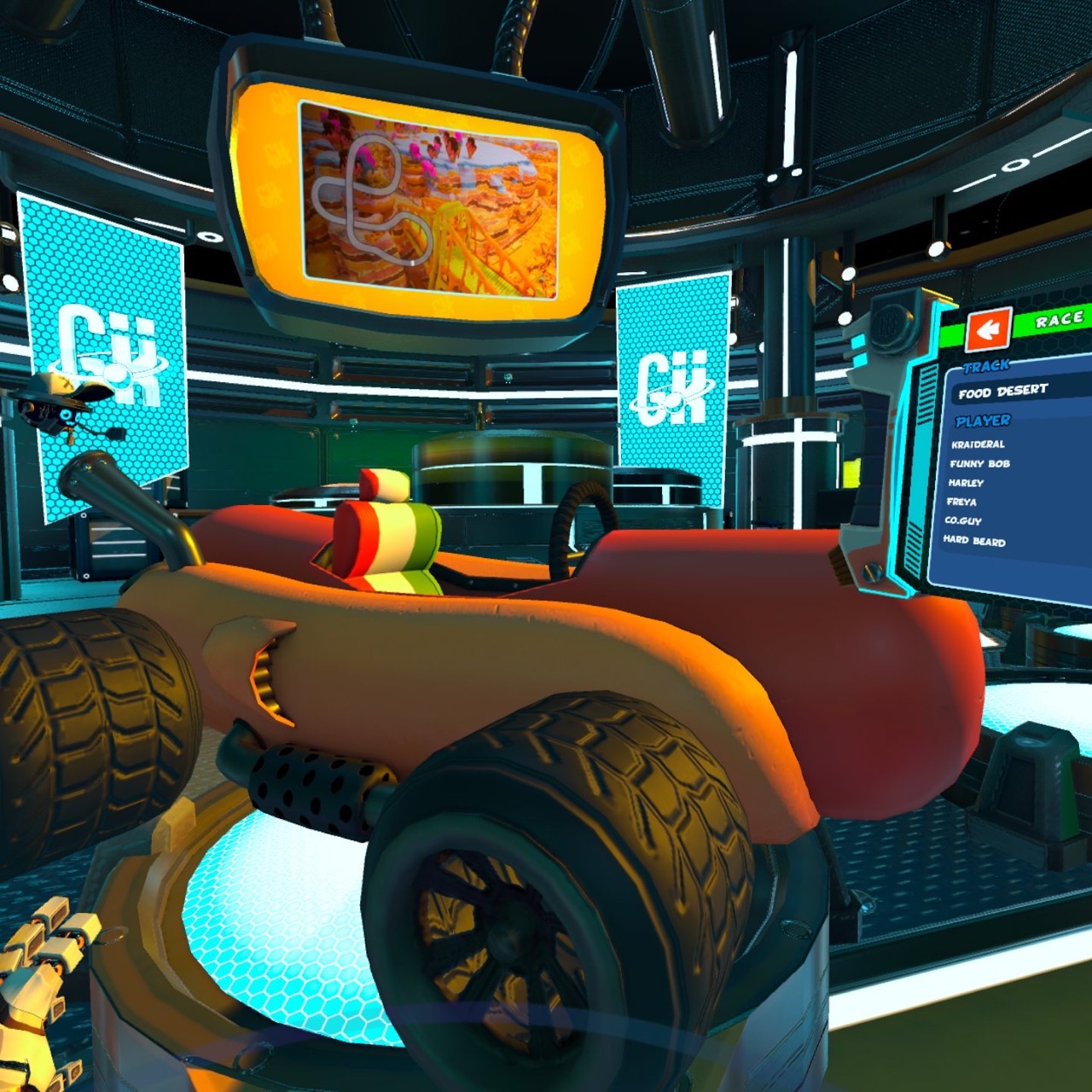 I genuinely hope VR Monkey continues updating and improving the game, as the core mechanic of driving the kart is really good, but the rest kinda holds it down.