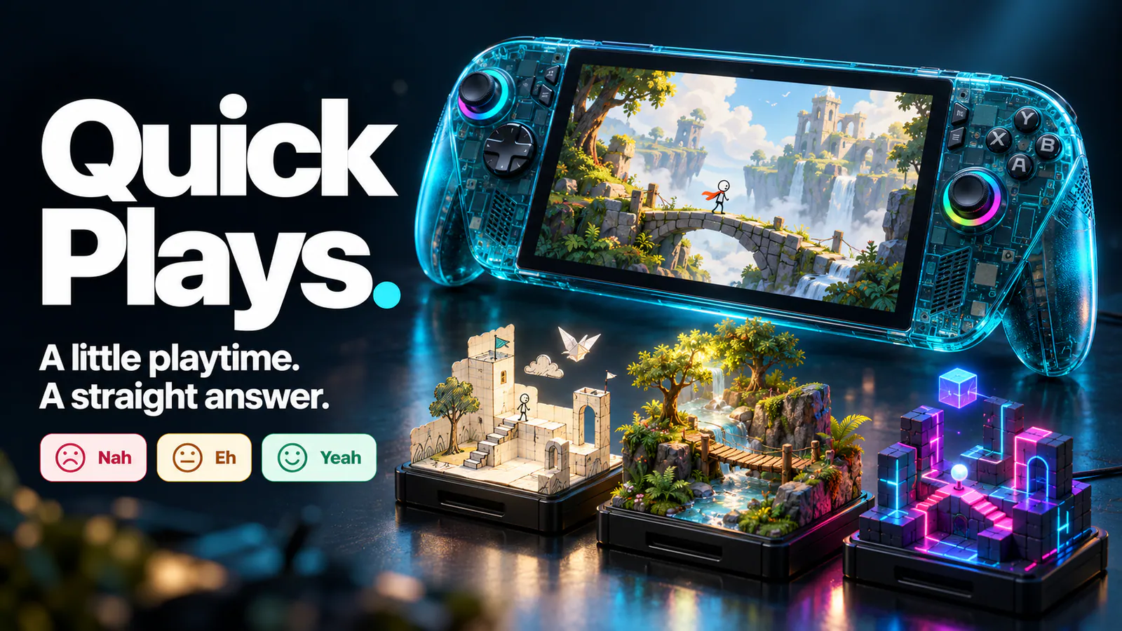 Cover image for Introducing Quick Plays: Small Sessions, Honest Takes