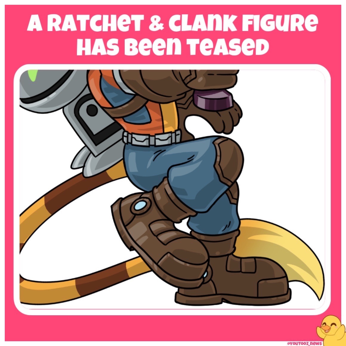 A new intriguing Ratchet & Clank statue has been teased by youtooz.