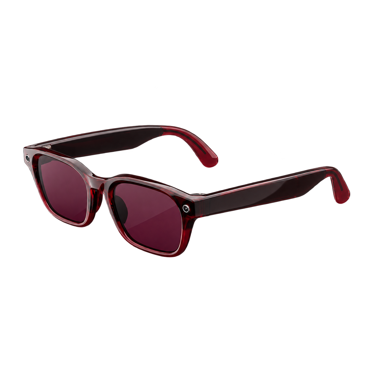 Meta Adventurer glasses in Merlot with Transitions Ruby lenses
